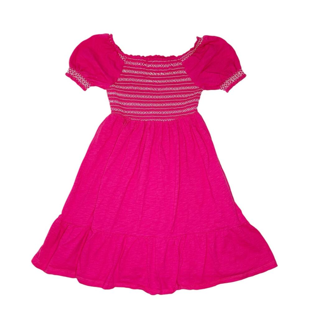 Mini Boden Smocked Puff Sleeve Dress Size 11-12Y
